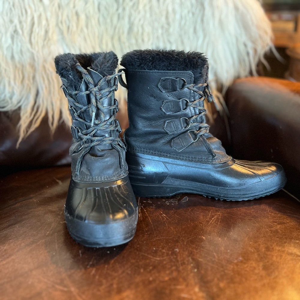 Sorel Badger Leather Snow Boots ❄️